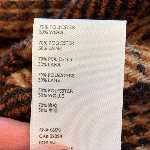 Urban Outfitters BDG Brown Plaid Shirr Jacket Size Small - Picture 7 of 9